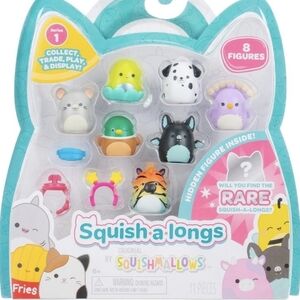 Squish-a-longs Assorted Small Pets Plush Figure Pack - Blue Teal Packaging
